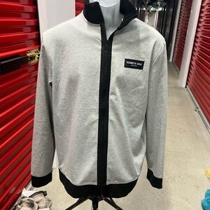 Kenneth Cole Light Gray and Black Jacket